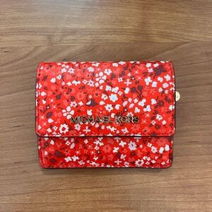 Floral MK wallet